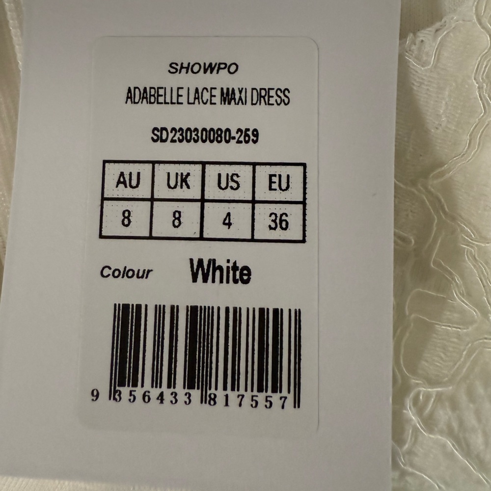 Annabelle Lace Maxi Dress White
Turn heads in this stunning gown NWT 4 - Picture 8 of 10